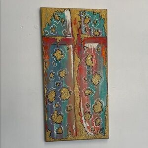 Abstract Cross Canvas Art